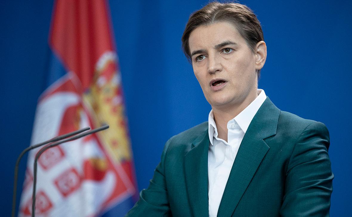 Премьер Сербии сообщила, что Москва предупредила о подготовке беспорядков