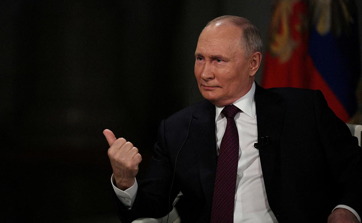 Песков заявил, что на Западе будут «внимательно изучать» интервью Путина